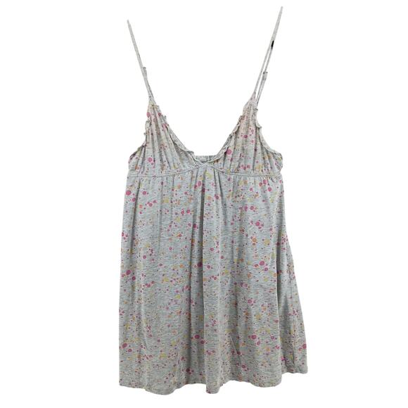 Y2K PINK by VS Babydoll Speckled Micro Mini Dress LG Lounge Nightgown Playful - Picture 1 of 10